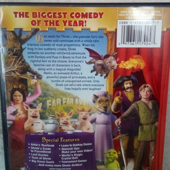DVD - G - SHREK THE THIRD - Picture 2 of 3